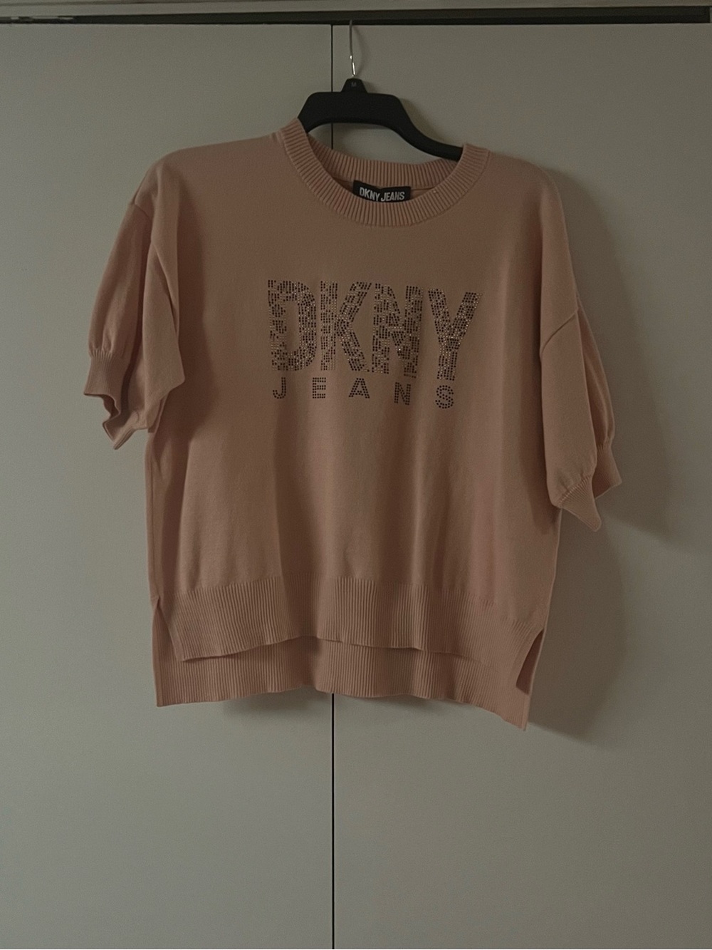 DKNY Jeans Women’s Crewneck Sweater in Dusty Pink